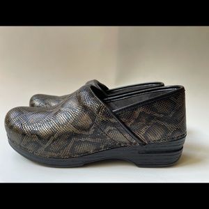 Dansko XP snakeskin Clog